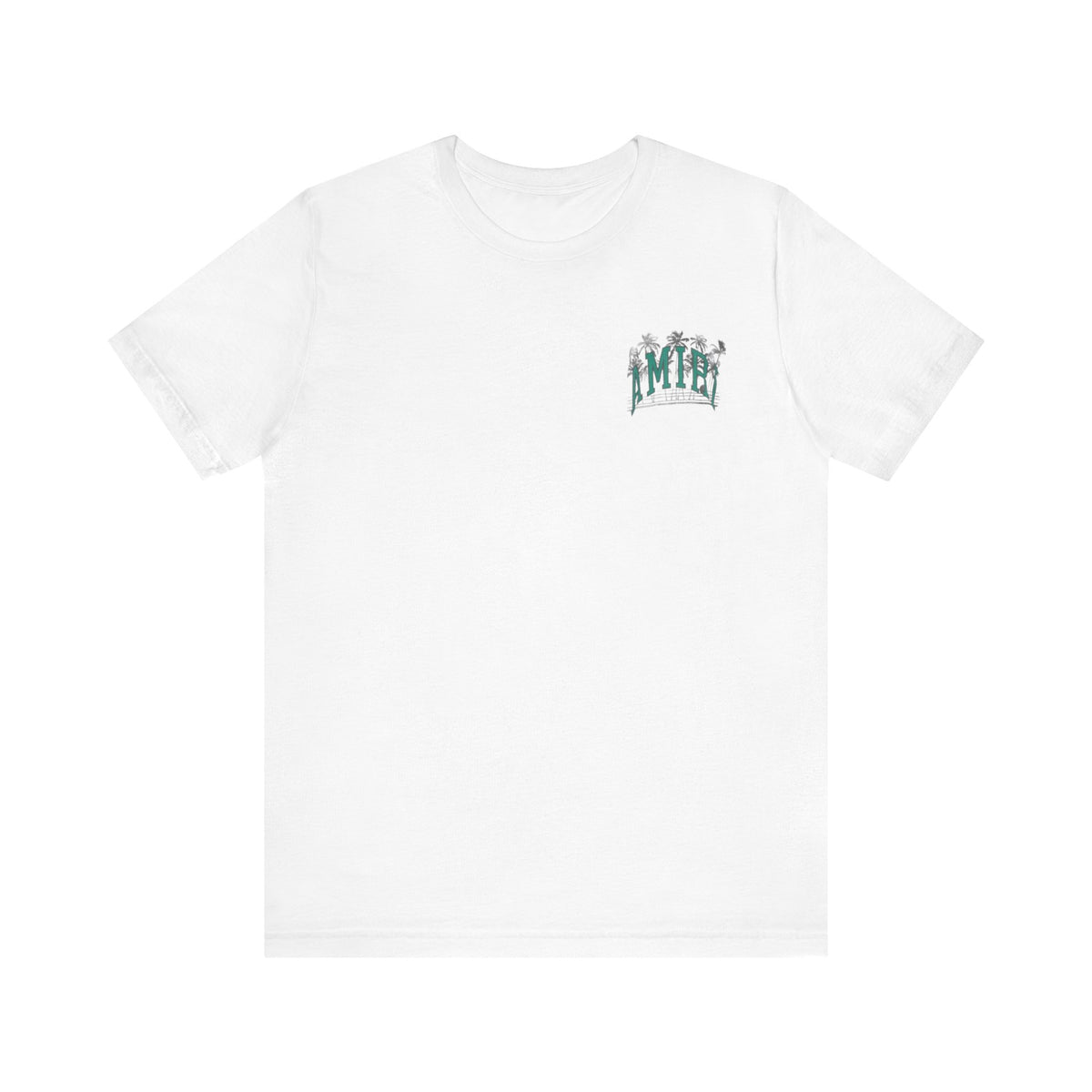 Amiri Sunset Palm Tee , Unisex , White and Black