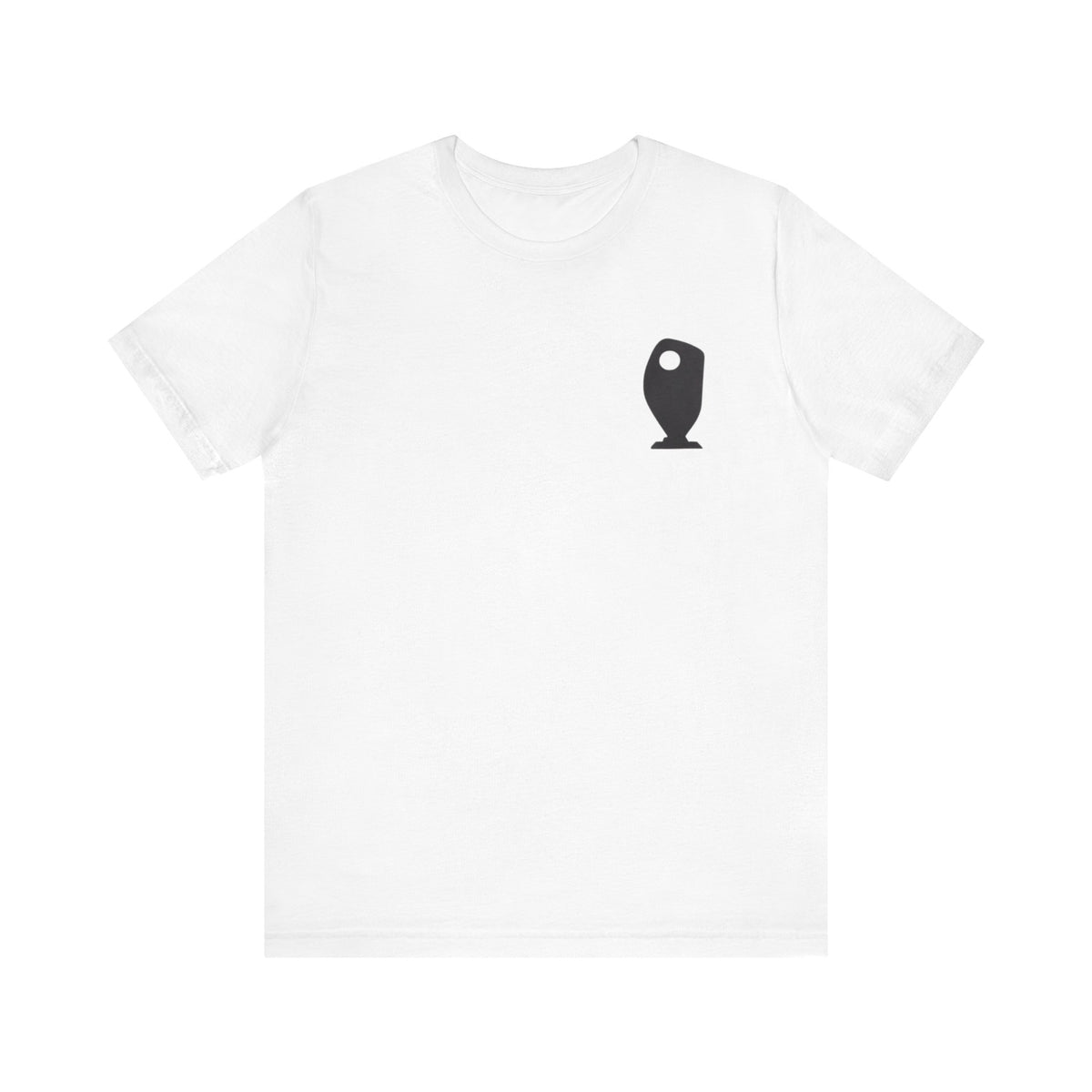 JW Anderson Graphic Face Tee , Unisex , white and black