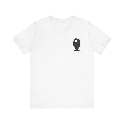 JW Anderson Graphic Face Tee , Unisex , white and black