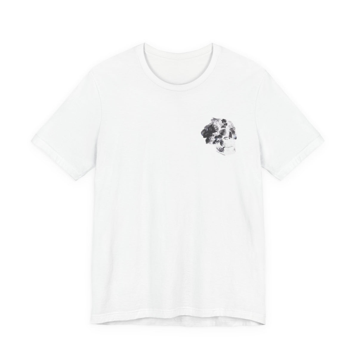 Alexander McQueen Floral Skull Tee ,  Unisex , White and black