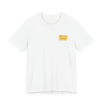 Acne Studios Neck Label Tee , Unisex , White and black