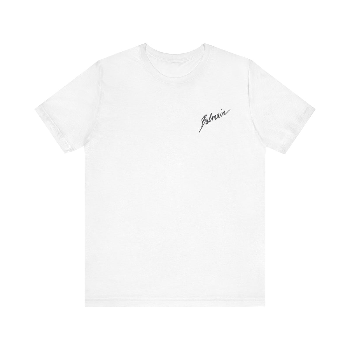 Balmain Monogram Tee , Unisex , White and black