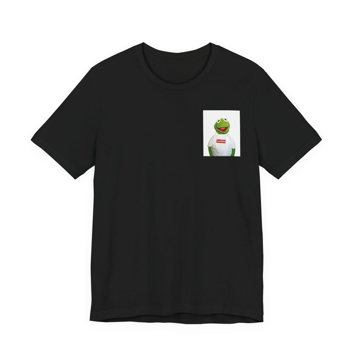 Supreme Kermit Tee , Unisex , Black and White