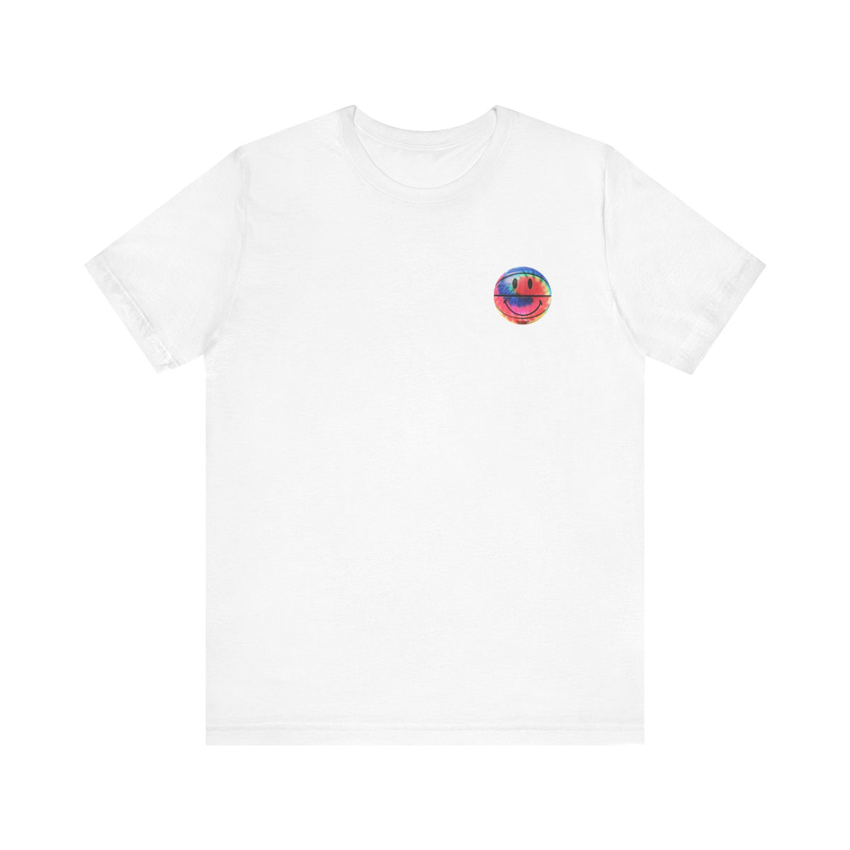 Chinatown Market Tie-Dye Smiley Tee , Unisex , Black and White