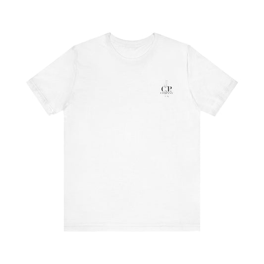 C.P. Company Chest Logo Tee , Unisex , White and Black