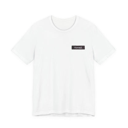 Diamond OG Script Tee , Unisex , Back and White