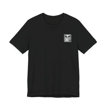 Obey Eyes Icon Tee , Unisex , Black and White