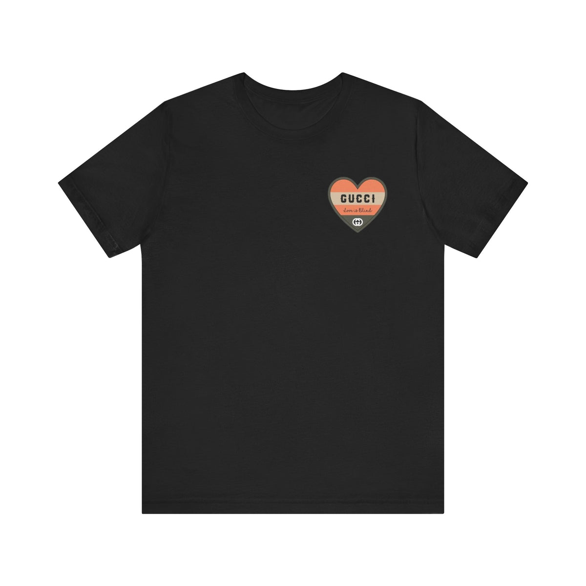 Gucci Blind For Love Tee ,  Unisex , White and Black