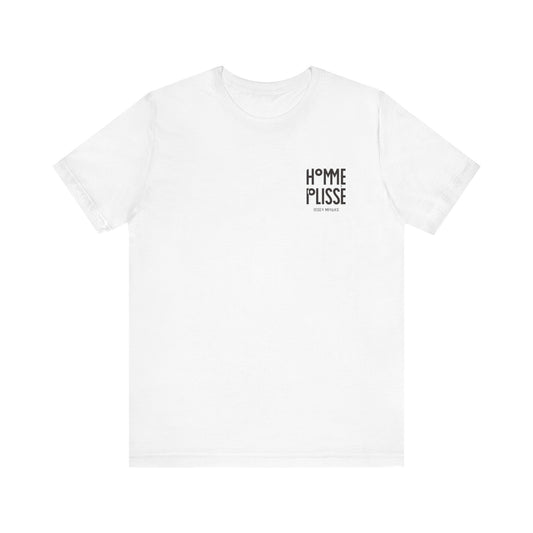 Issey Miyake Homme Plissé Tee ,  Unisex , White and black