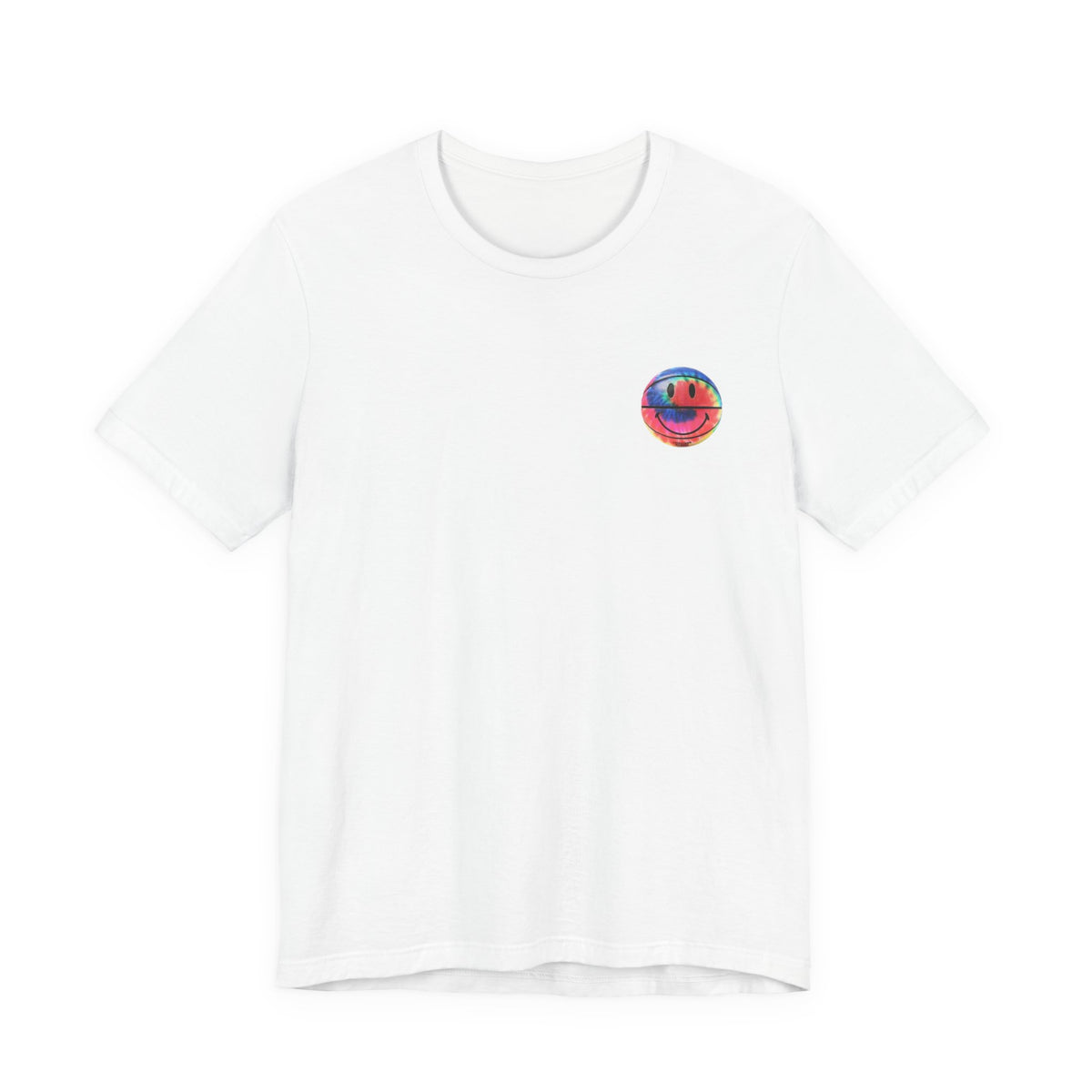 Chinatown Market Tie-Dye Smiley Tee , Unisex , Black and White