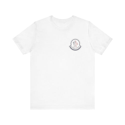 Moncler Classic Logo Tee, Unisex , White and Black