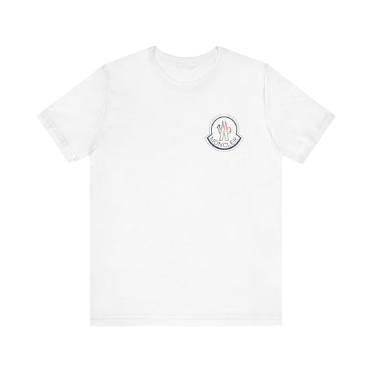 Moncler Classic Logo Tee, Unisex , White and Black