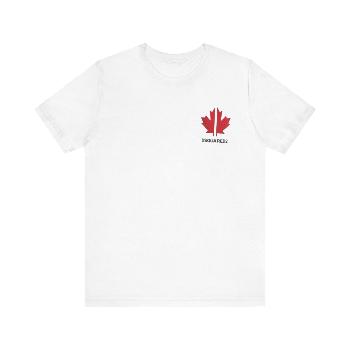 Dsquared2 Canada Leaf Tee ,  Unisex , White and black