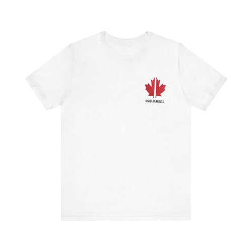 Dsquared2 Canada Leaf Tee ,  Unisex , White and black