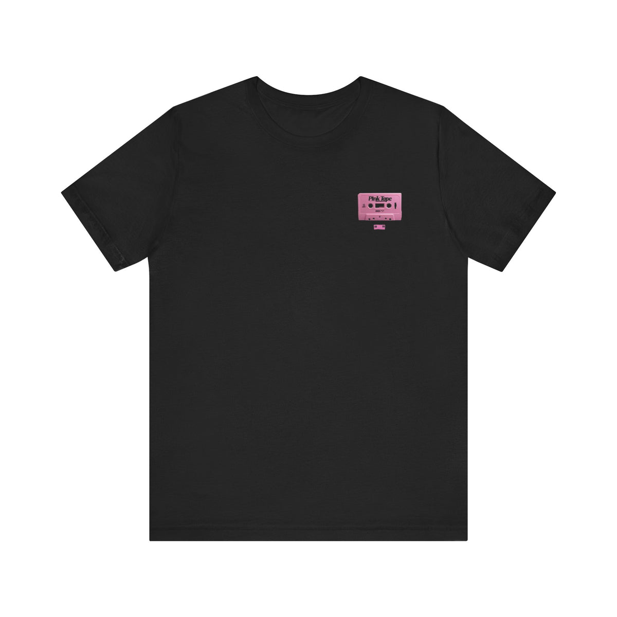 Lil Uzi Vert Pink Tape Tee ,  Unisex , white and black