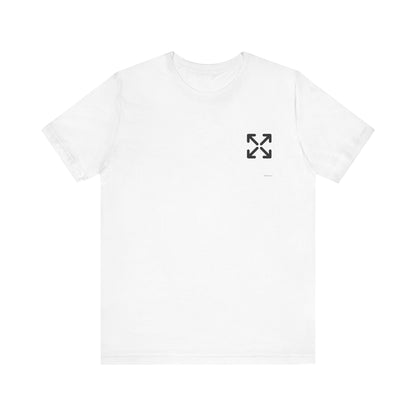 Off-White Diagonal Arrows Tee , Unisex , White and Black