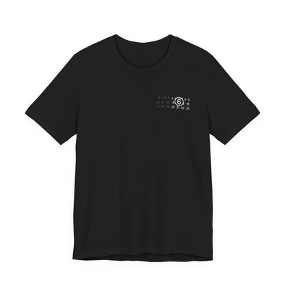 Maison Margiela Numbers Logo Tee , Unisex , White and Black