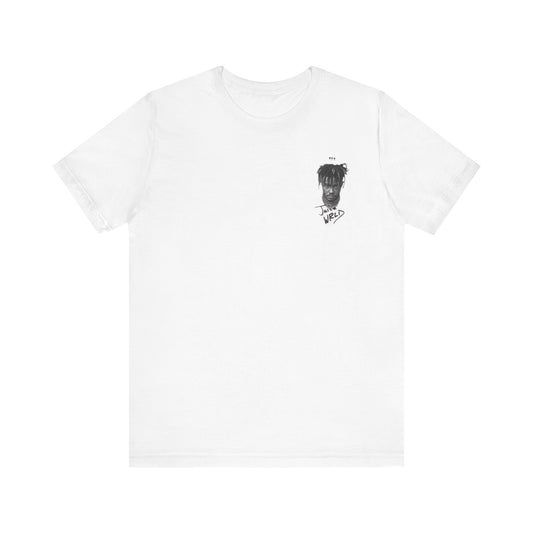 Juice WRLD Freestyle Portrait Tee , Unisex , White and black