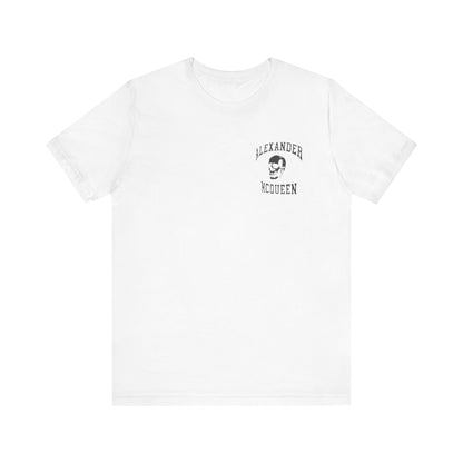 Alexander McQueen Skull Logo Tee , Unisex , white and black