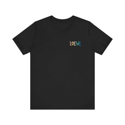Loewe Art Print Tee , Unisex , white and black
