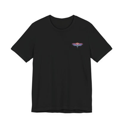 Marcelo Burlon Multicolor Graphic Tee , Unisex , White and black