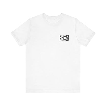 Issey Miyake Pleats Please Tee , Unisex , White and black