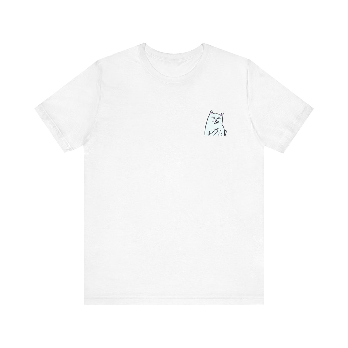 Ripndip Lord Nermal Tee, Unisex, White and Black