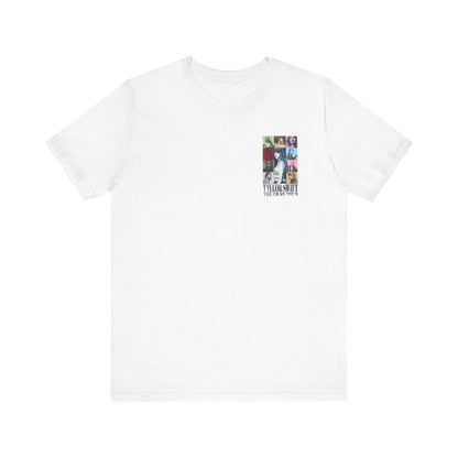 Vintage Music Eras Graphic Tee ,  Unisex , White and black