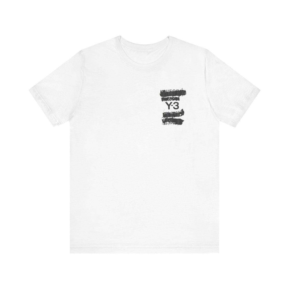 Y-3 CH1 Graphic Tee , Unisex , White and Black