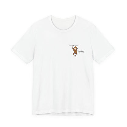Palace Cheeky Monkey Tee , Unisex , Black and White