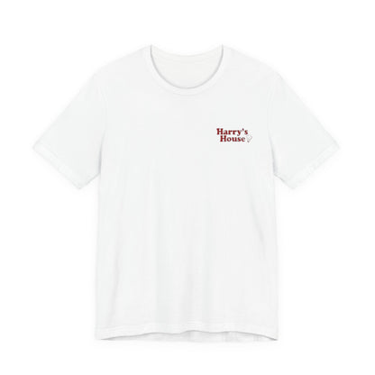 Harry Styles x Gucci Collab Tee , Unisex , White and black