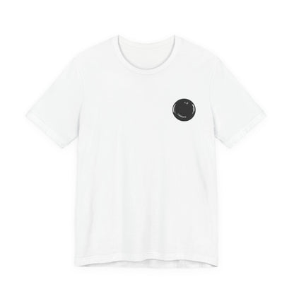 C.P. Company Diagonal Raised Fleece Tee, Unisex , White and Black