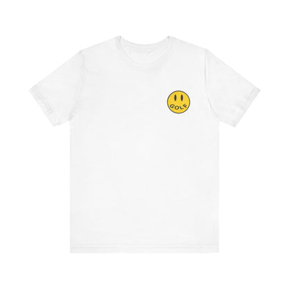 Golf Wang Smiley Face Tee, Unisex , White and black