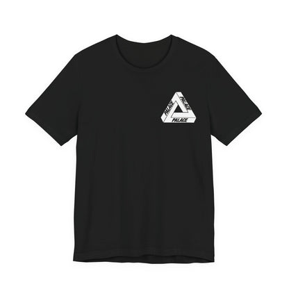 Palace Shell Corp Tee , Unisex , Black and White