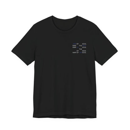 BTS Map of the Soul Tee ,  Unisex , white and black