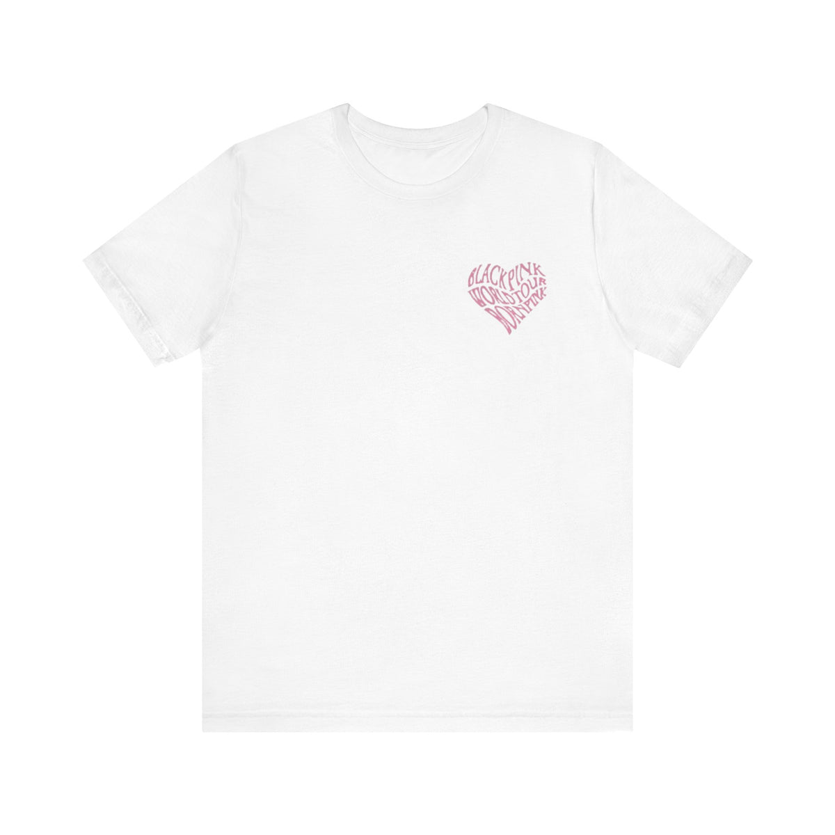 K-Pop Inspired Festival Graphic Tee , unisex , white and black