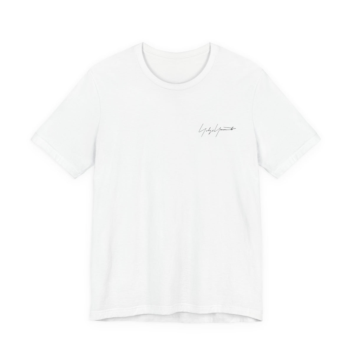 Y-3 Yohji Yamamoto Signature Tee , Unisex , White and Black