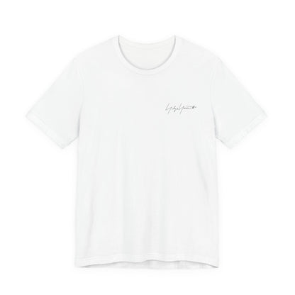 Y-3 Yohji Yamamoto Signature Tee , Unisex , White and Black