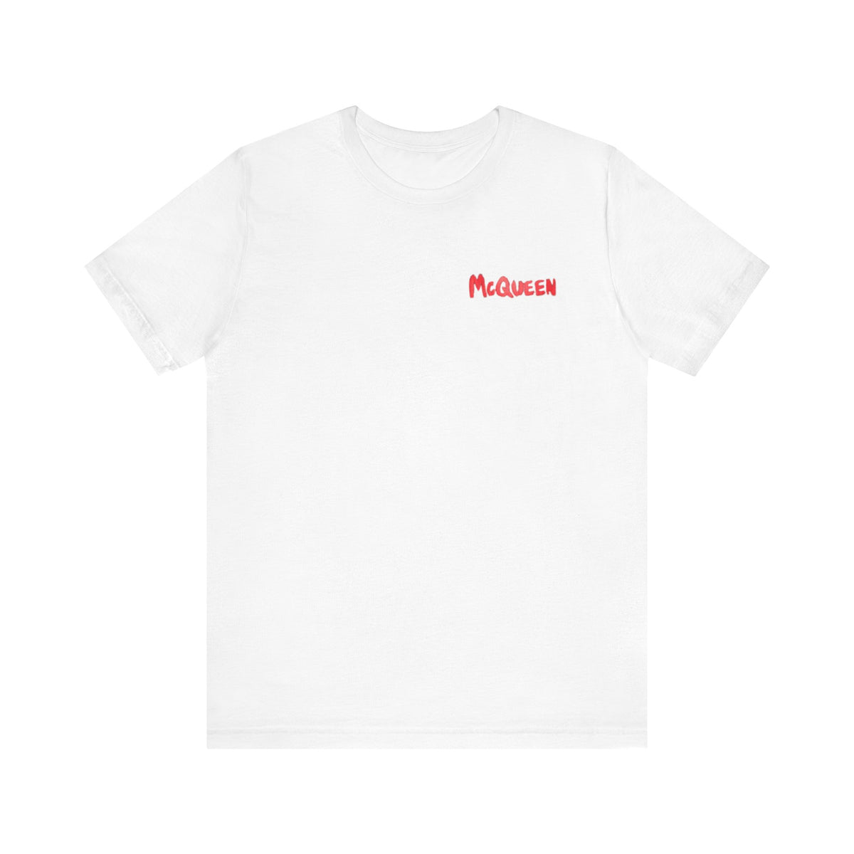 Alexander McQueen Spray Paint Tee | Unisex , White and black