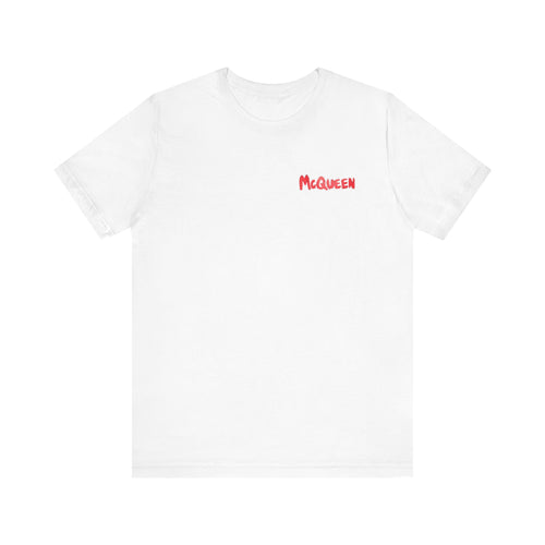 Alexander McQueen Spray Paint Tee | Unisex , White and black