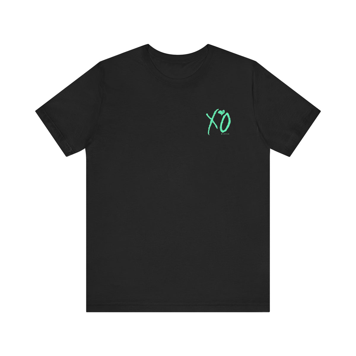XO Kiss Land Tee  ,  Unisex , White and black