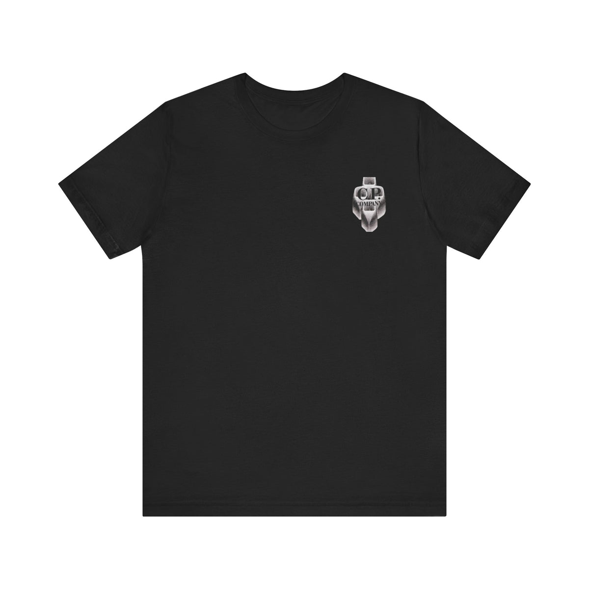 C.P. Company Chest Logo Tee , Unisex , White and Black
