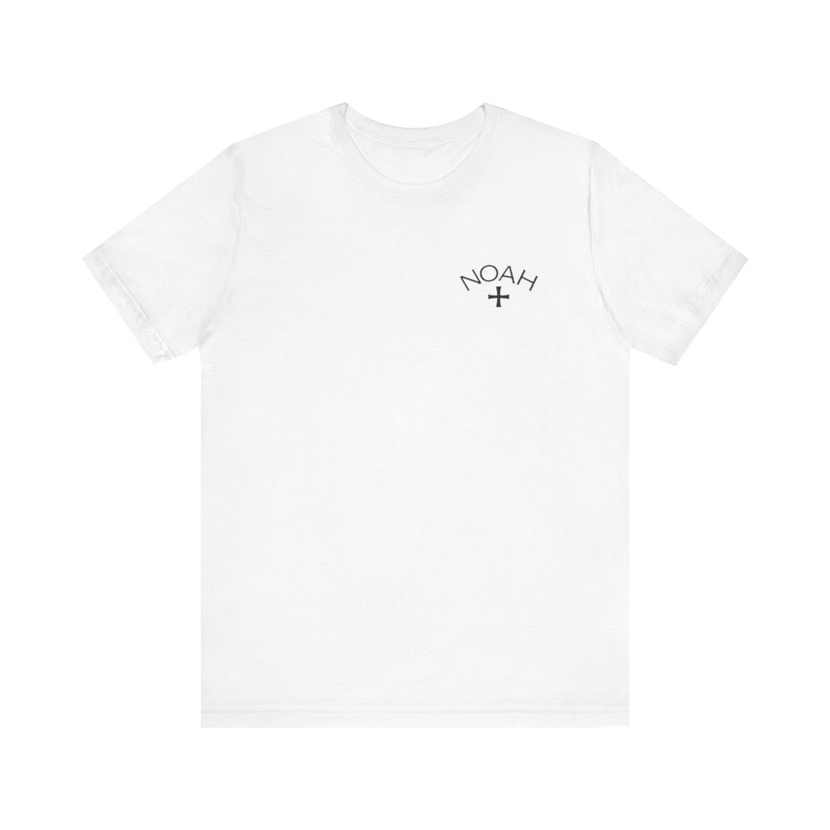 Noah Anchor Cross Tee , Unisex, White and Black