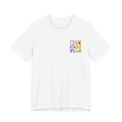 Harry Styles Love On Tour Tee,  Unisex , White and black