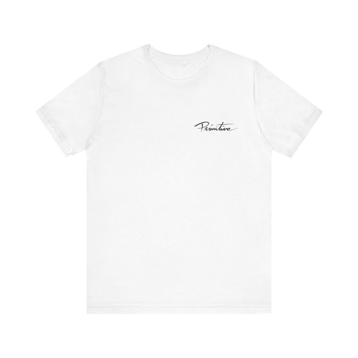 Primitive Nuevo Script Tee , Unisex , White and Black