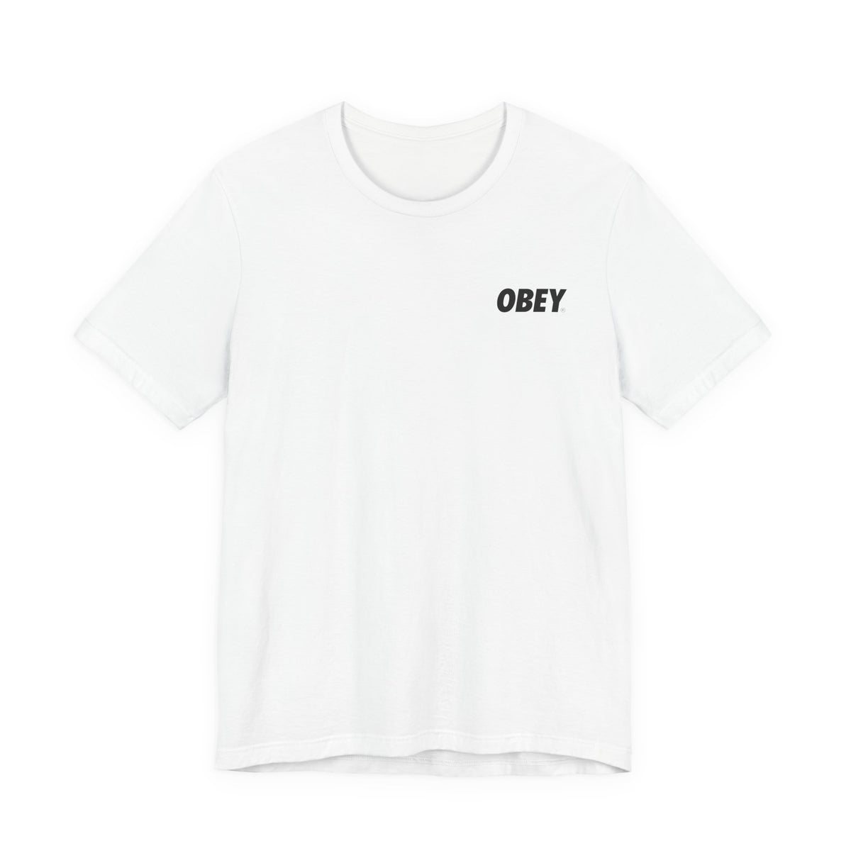 Obey Bold Logo Tee | Unisex , Black and White