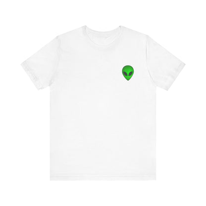 Uzi Alien Face Tee | Unisex , White and black