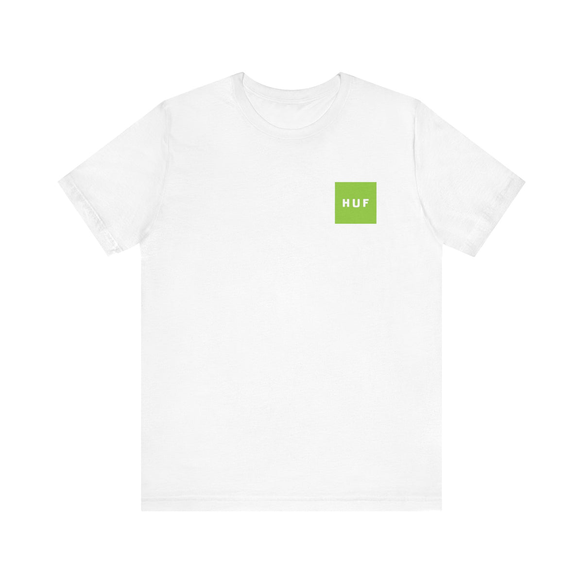 HUF Essentials Box Logo Tee , Unisex , Black and White
