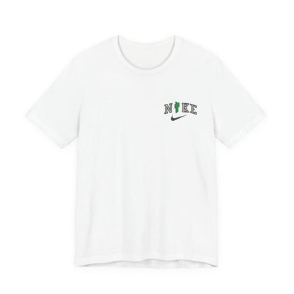 Pop Icon Inspired Sportswear Graphic Tee - Unisex , White and black