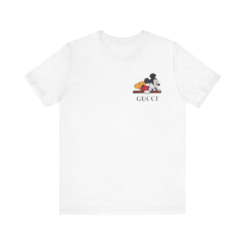 Gucci x Disney Tee , Unisex , White and Black
